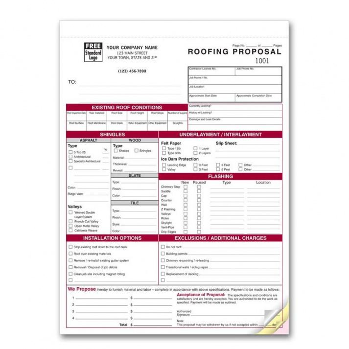 printable roofing invoice template  invoice example shingle roof estimate template sample