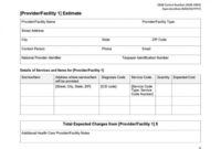 printable an easy way to create a good faith estimate and comply with the no camft good faith estimate template word