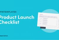 editable product launch checklist product launch planning meeting agenda template doc