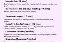 free meeting agenda template board of directors annual meeting agenda template example