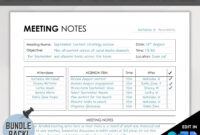 sample editable meeting notes template printable business meeting  etsy uk  meeting notes template team meeting discussion points agenda template sample