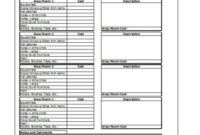 Blank Hail Damage Estimate Sheet Template Word