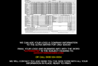 Custom Hail Damage Estimate Sheet Template Pdf