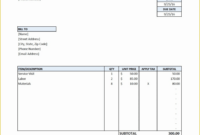 Custom Itemized Construction Estimate Template Doc