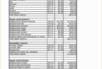 Free Editable Hail Damage Estimate Sheet Template  Sample