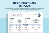 Free Editable Sealcoating Estimate Template Doc