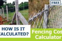 Free Printable Chain Link Fence Estimate Template Excel