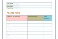 Blank Company Annual General Meeting Agenda Template Pdf