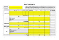 Free Blank Simple Project Cost Estimate Template  Sample