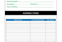 Free  Book Club Meeting Agenda Template Doc Sample