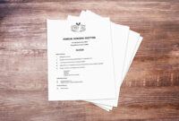 Free Printable Parents Association Agm Agenda Template  Sample