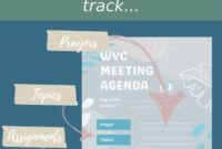 Free  Ward Youth Council Agenda Template Pdf Sample