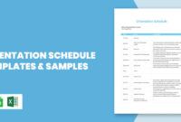 New Hire Orientation Agenda Template