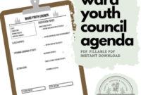 Ward Youth Council Agenda Template