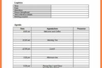 2 Day Conference Agenda Template Doc Sample