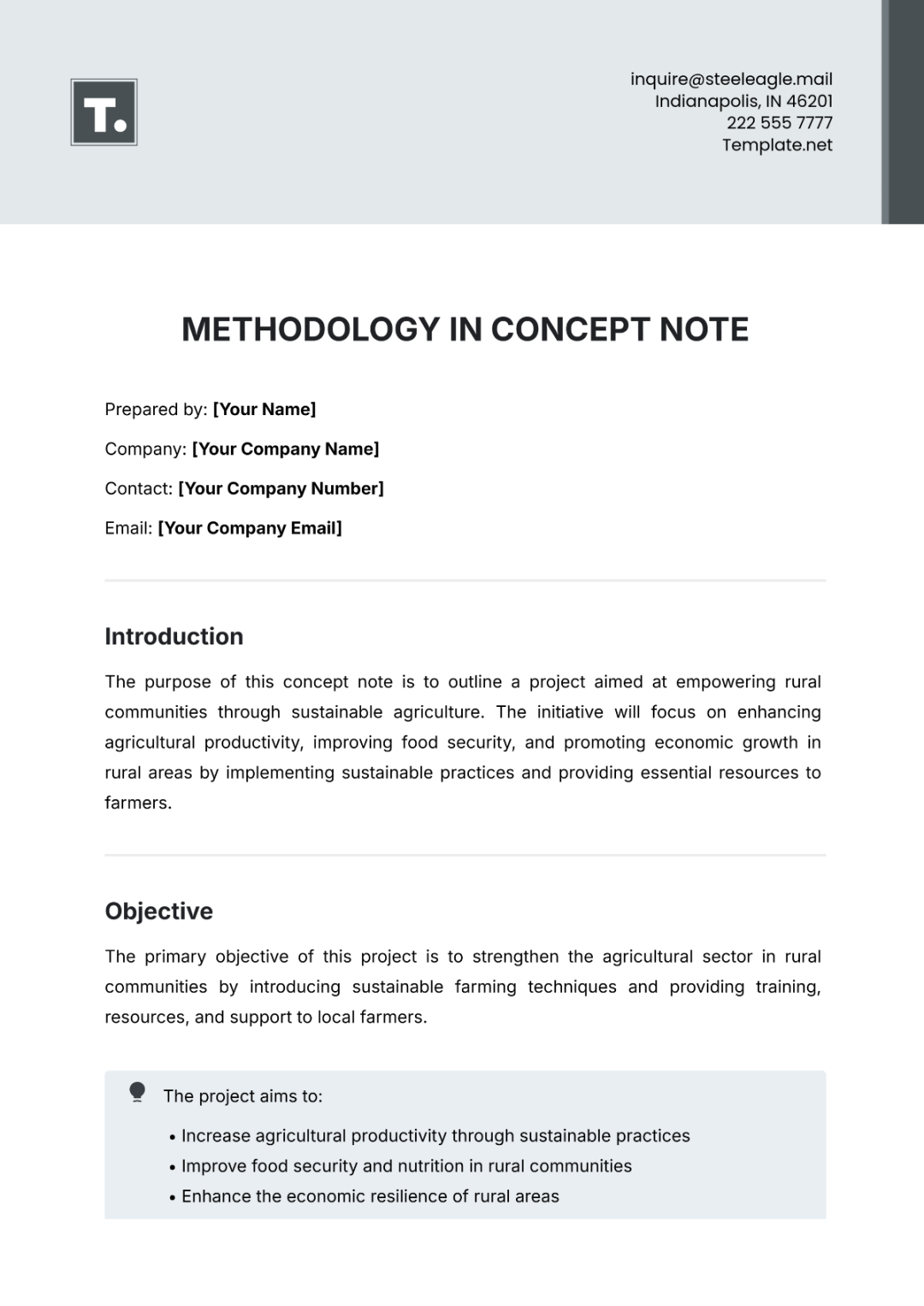 Free Custom Activity Concept Note Template Excel Sample