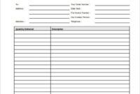 Free Editable Material Delivery Note Template Doc Sample