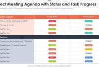 Editable Project Manager Meeting Agenda Template Doc