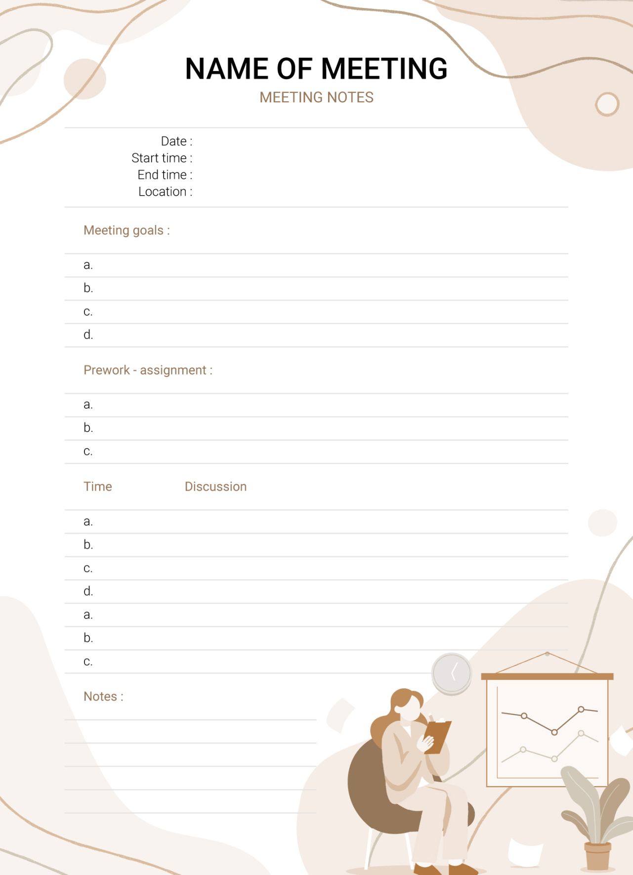 Free Blank Elementary School Staff Meeting Agenda Template Pdf Sample