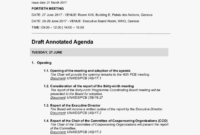 Free Blank Executive Committee Meeting Agenda Template Pdf Sample