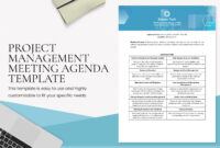 Free Printable Project Closure Meeting Agenda Template Pdf
