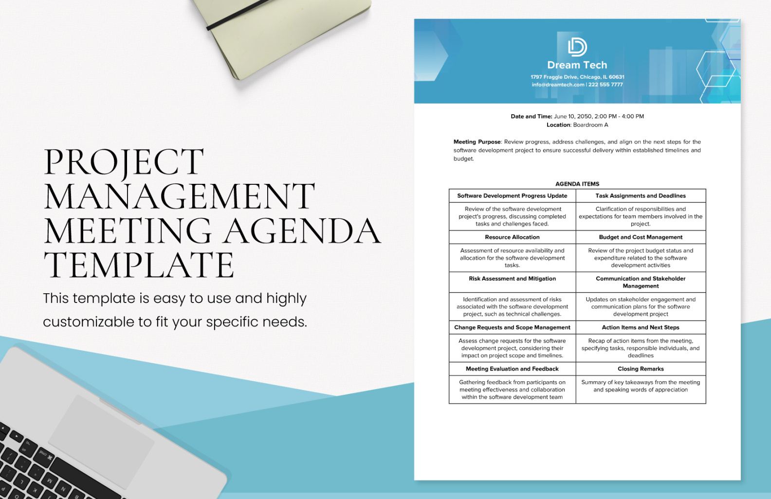 Free Printable Project Closure Meeting Agenda Template Pdf
