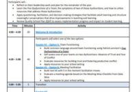 Free  Sunday School Meeting Agenda Template  Sample