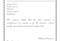 certification of compliance template pest control certificate of compliance template sample
