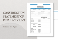 editable statement of account template in word pdf google docs  download  template building regulations compliance statement template example