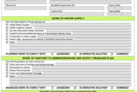 editable which plumbing work requires a notice of work? plumber sydney plumbing certificate of compliance template excel