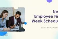 Free Blank New Hire First Week Agenda Template