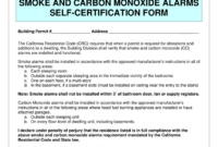 free city of davis california smoke and carbon monoxide alarms selfcertification form  fill out smoke alarm certificate of compliance template doc