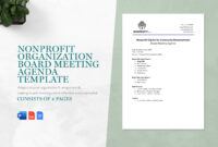 Free Editable Culture Committee Meeting Agenda Template Word Sample