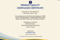 free free pressure test report certificate template to edit online certificate of testing and compliance template doc