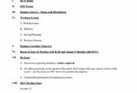 Free Printable Pack Committee Meeting Agenda Template