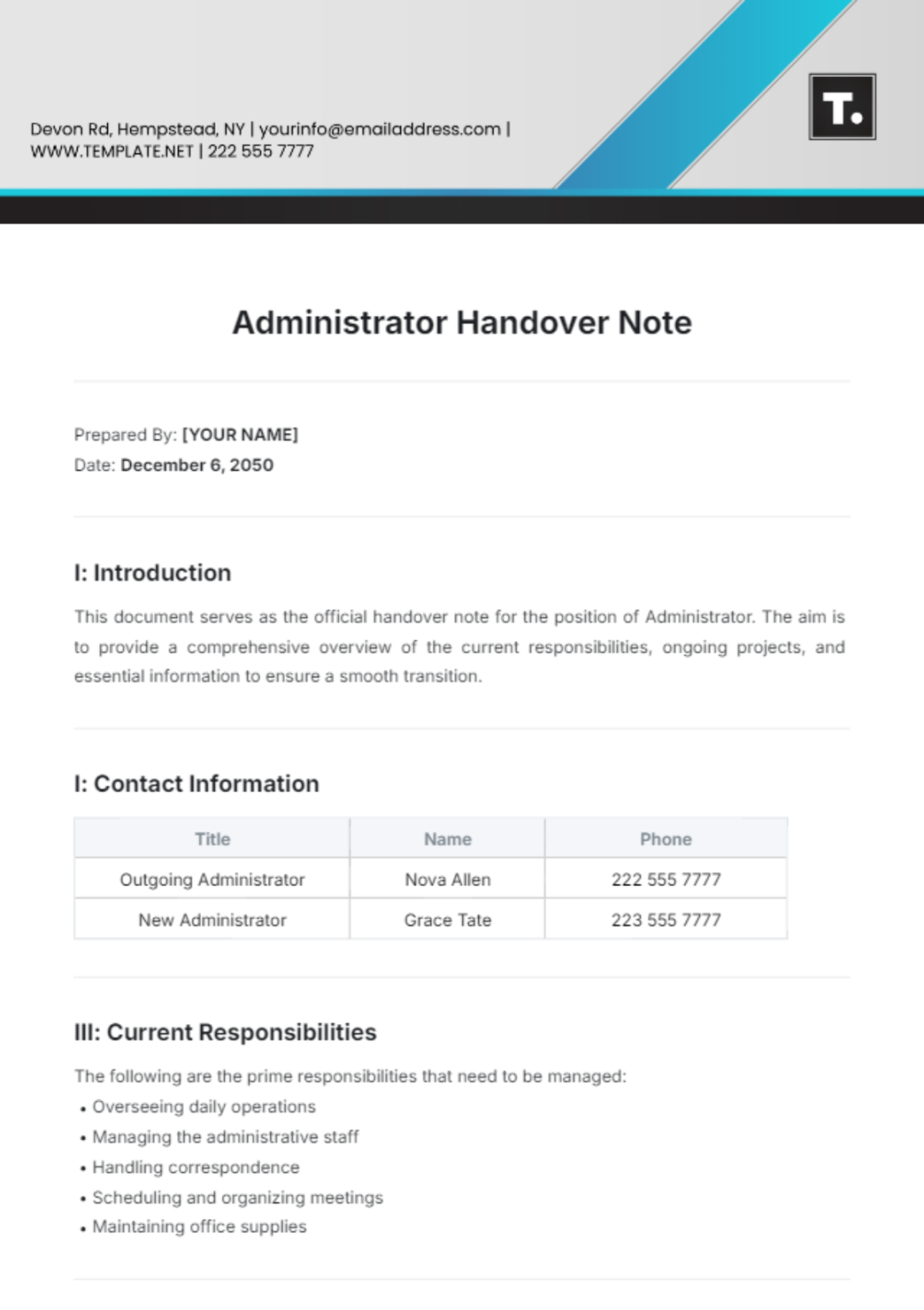Blank Goods Transfer Note Template Pdf Sample