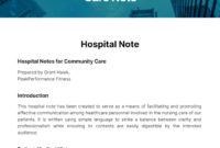 Blank Patient Transfer Note Template Doc Sample