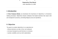 Custom Product Concept Note Template