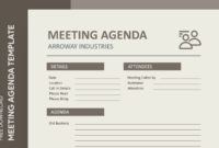 Editable Virtual Team Meeting Agenda Template Word Sample