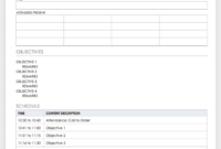 Free Blank Inaugural Meeting Agenda Template Pdf Sample