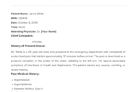 Free Blank Patient Transfer Note Template Word