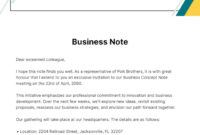 Free Blank Product Concept Note Template Word