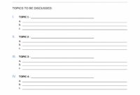 Free Blank Virtual Team Meeting Agenda Template Word Sample