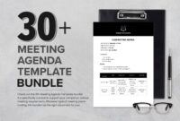 Free Custom Daily Operations Meeting Agenda Template Doc
