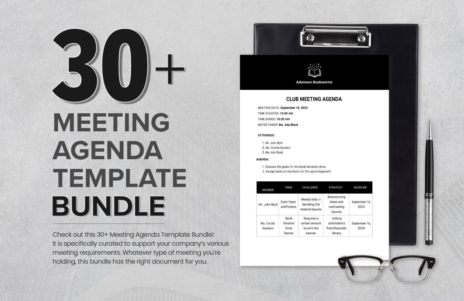 Free Custom Daily Operations Meeting Agenda Template Doc