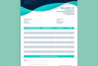 Free Printable Collection Delivery Note Template  Sample
