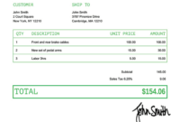 Free  Vat Credit Note Template Pdf