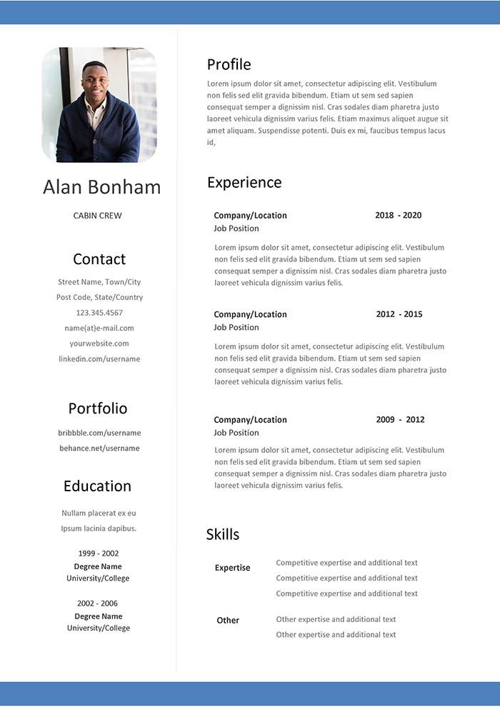 cv-template-for-cabin-crew
