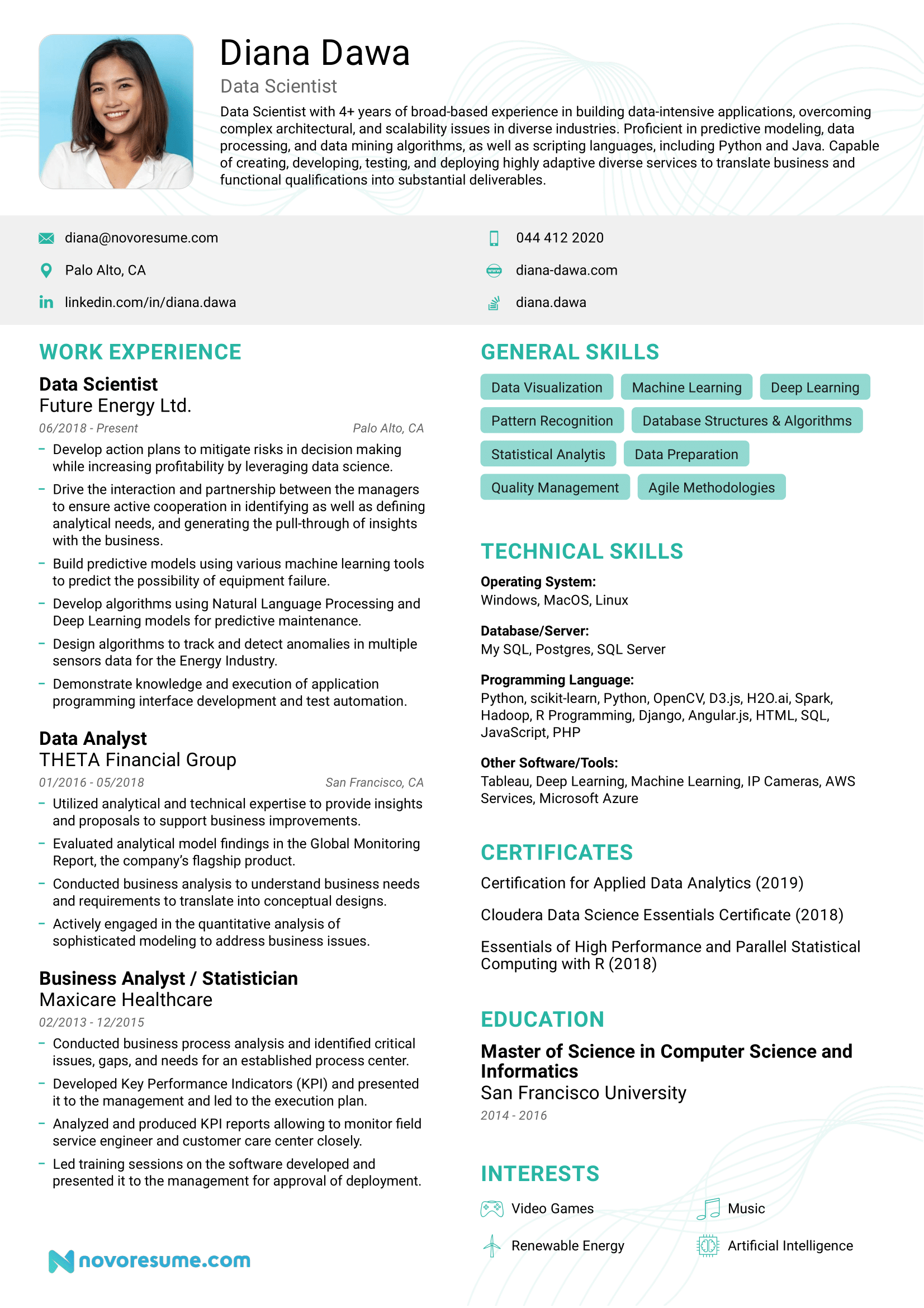 cv-template-for-data-scientist