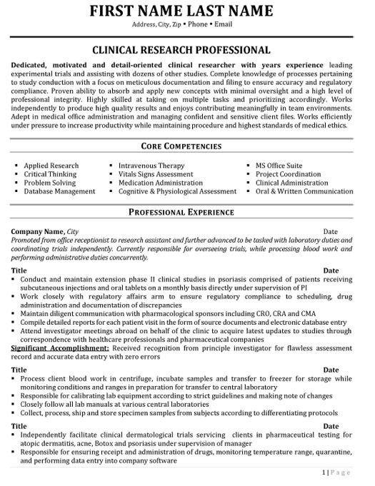 cv-template-for-pharmaceutical-industry